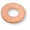Anilha de cobre 7,3X16X1,5 mm